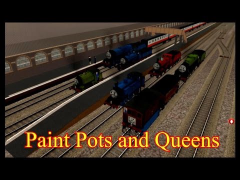 Rails of the North Western Railway - Gordon the Big Engine - Paint Pots and Queens