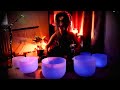 432 hz 1 hour crystal singing bowl sound bath trueresonance1111  no talking  healing  meditation