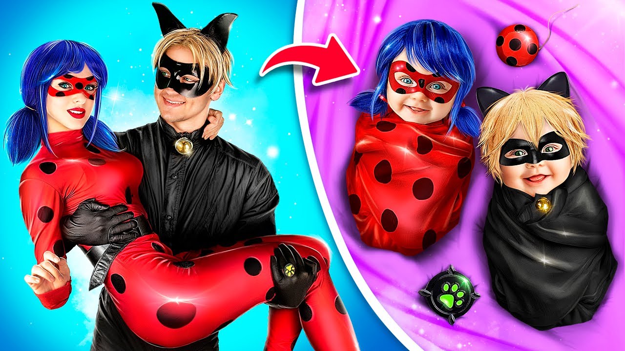 لايدي باج وكات نوار أتجوزوا! كات نوار ولايدي باج من الولادة للوفاة!