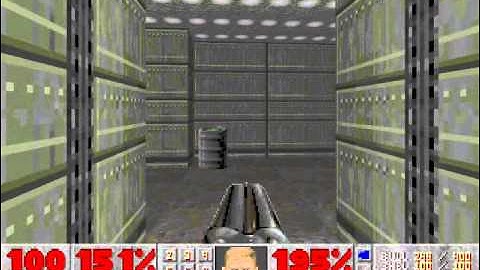 Doom II (100%) Walkthrough (Map04: The Focus)