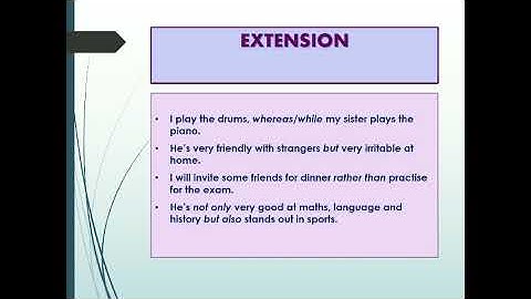 LOGICO-SEMANTIC RELATIONS - Expansion