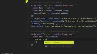 06 - Using AQL with Foxx