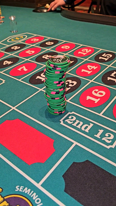 I Put All My Money on 2nd 12! #Roulette #gamble #casino