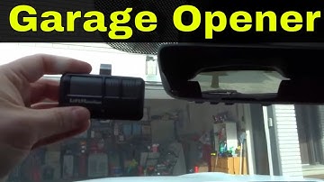 How To Setup Acura Garage Opener-Easy Homelink Tutorial