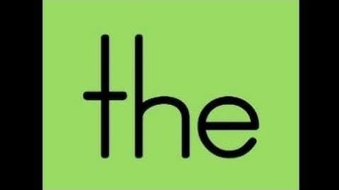 The Song | Sight Words Song | Have Fun Teaching