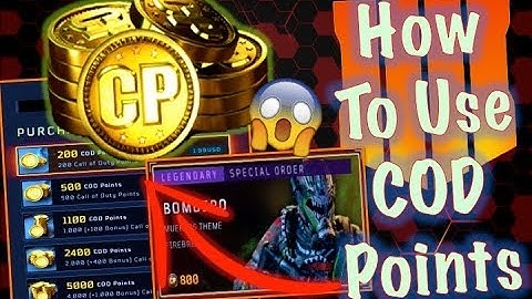 How to Use COD POINTS (Purchase Tiers, Special Orders and MORE) | Black Ops 4