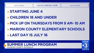 Free summer meal program starts June 4 in Marion County for students