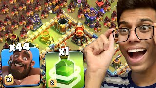 Hogs with Jump Spell Actually Works on PRO TH16 BASES (Clash of Clans)