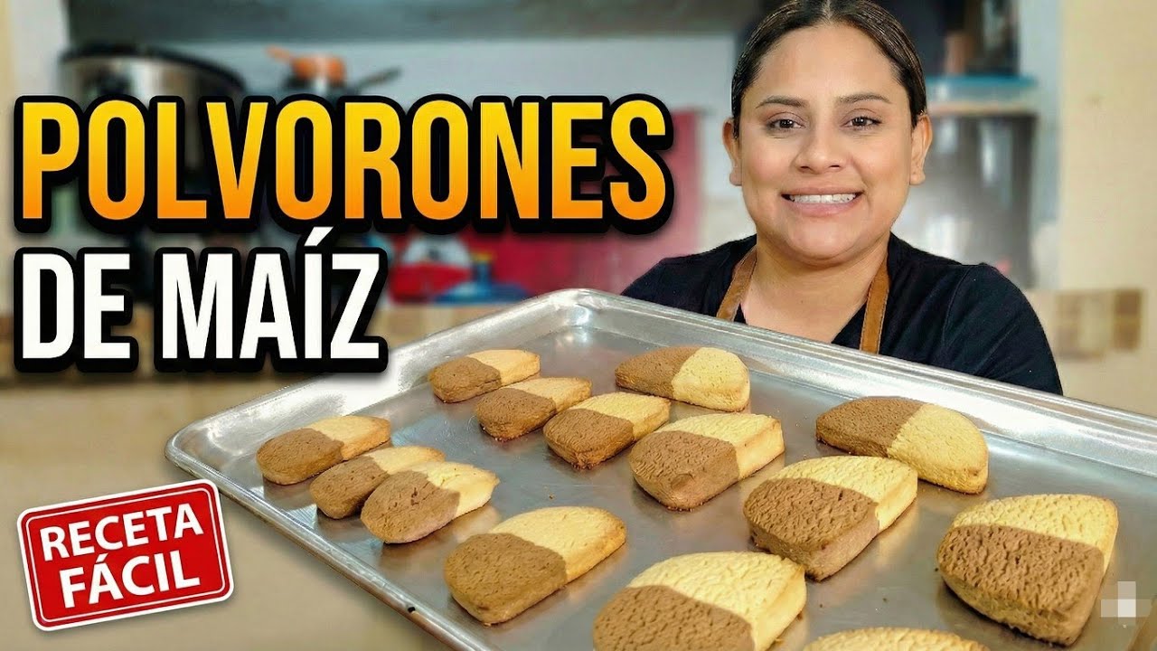 Polvorones de Maíz 🌽 Receta Sonorense 