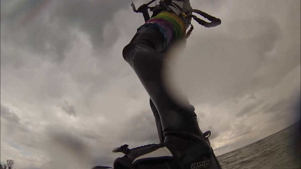 Kiteboarding Harsens Island 15 May 2016 Metro Beach Kiteboarding Team
