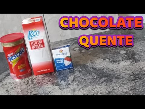 COMO FAZER CHOCOLATE QUENTE COM APENAS 3 INGREDIENTES NO MICROONDAS |FÁCIL E GOSTOSO!!!
