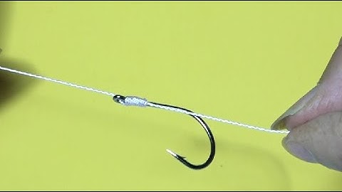 Cách buộc lưỡi câu dây dù cực chắc chắn