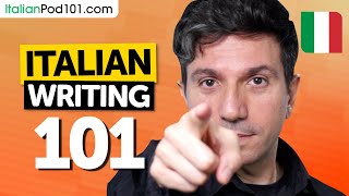 Learn to Write Italian from Scratch