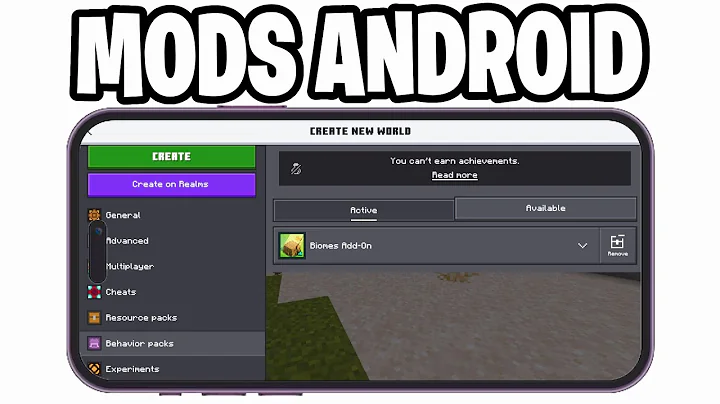 How To Download Mods In Minecraft Mobile Android! - Tutorial