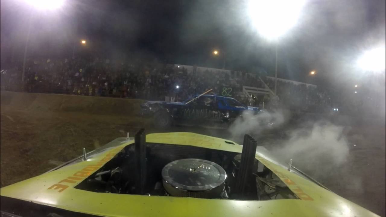 2015 Evanston Wy. Stock Class Demo Derby GoPro YouTube