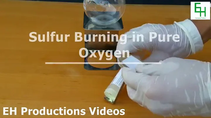 Suflur Burning in Oxygen