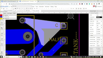 PCB design solid region | Easyeda solid region | How to use  solid region in Easyeda PCB design