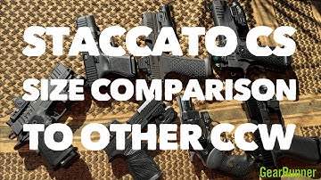 Staccato CS Size Comparison… I Would Have Bought One Sooner