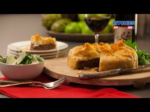 beef-caramelised-onion-and-filo-pie