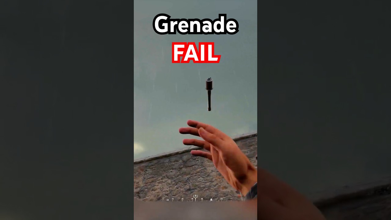 Grenade FAIL - Hell Let Loose   #hellletloose #gaming #funny #funnyshorts