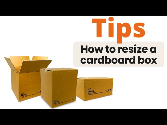 A Cardboard Box Resizing Tool - Core77