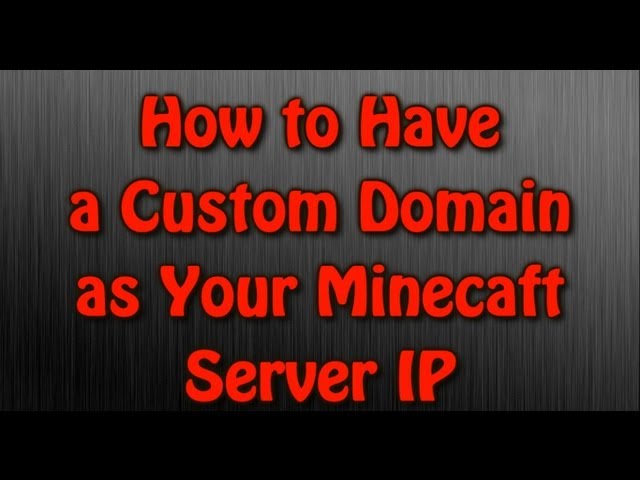 FREE Custom Minecraft Server IP 