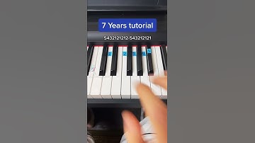 Thumbnail of 7 Years - Lukas Graham easy piano tutorial!