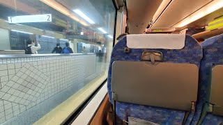 【4K30p】683系 特急サンダーバード18号大阪行 北陸本線金沢駅発車後の車窓·車内放送　2024-03-15