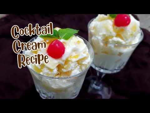 Cocktail Cream Recipe By Food Fantasy