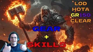 My HC Rank 1 GR 150 LoD HotA Barbarian Build (Diablo 3 - Season 38)