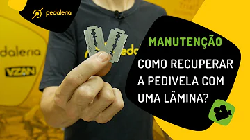 Como desentortar o pedivela da bike?