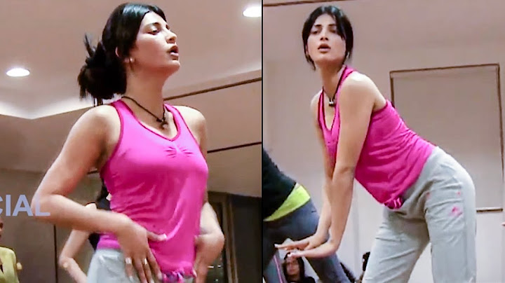 Shruti Haasan's Super Energy And Fun While Rehearsing For Her Performance At SIIMA