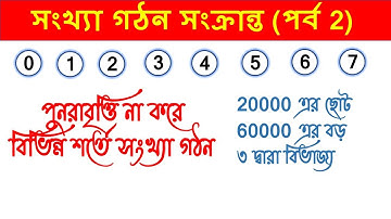 সংখ্যা গঠন (পর্ব 2)  | Number Formation  |  বিন্যাস (Permutation) | HSC