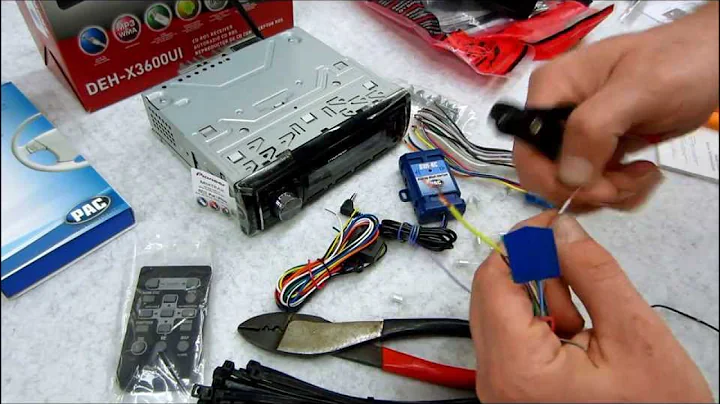 How to wire up and prep a new radio, dash kit, harness and steering wheel adapter