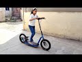 DIY electric scooter using 775 motor