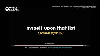 Loading Screen Mobile Legend Lirik Lagu Shometing Just Likes This || Lagu Old,No pasword