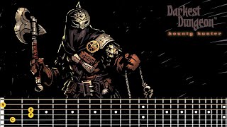 Video thumbnail of "Darkest Dungeon Fingerstyle # Acoustic guitar lesson note tabs"