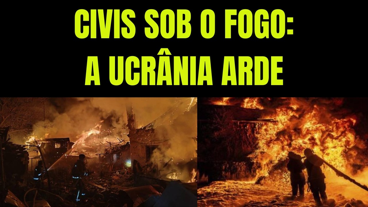 COLUNAS DE FOGO NA UCRÂNIA: A RETRIBUIÇÃO RUSSA QUE EXPOSTA O “JOGO DA PAZ” DE ZELENSKY