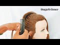 Easy front hairstyle for party | open hairstyle