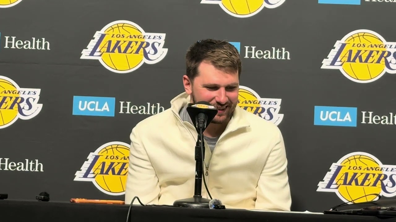 Лука Дончич рассказал о блестящем выступлении в матче «Лейкерс» против «Пэйсерс» и улучшенной защ...