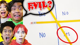 Playing CHARLIE CHARLIE!!**SCARY** with Guava Juice & Ourfire