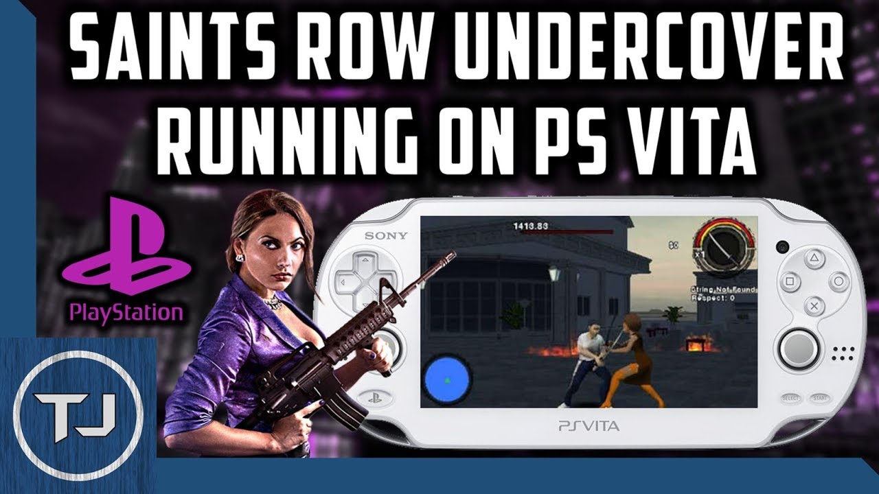 Playing Unreleased PSP Game Saints Row Undercover On PS Vita! 