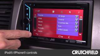 JVC KW-V10 Display and Controls Demo | Crutchfield Video screenshot 5
