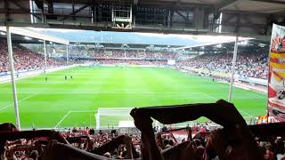 Ein letztes Mal das Badnerlied im Dreisamstadion Sc Freiburg gegen FC Augsburg