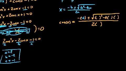 Solving Trig Equations with Differing Trig Functions (Video #3)