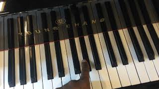 Kris Nicholson Broke A Key On His Young Chang G-213 Semi Concert Grand