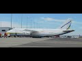 Antonov AN-124 100 Takeoff Adelaide Airport