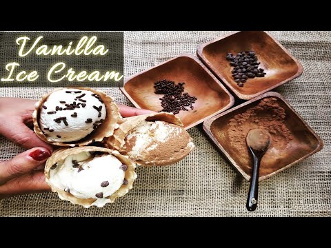 Vanilla Ice Cream | Homemade Ice Cream | How To Make Ice Cream | Easy and Perfect Ice Cream/No Eggs