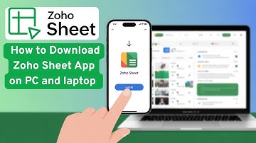 How to Download Zoho Sheet App on PC and laptop | Install Zoho Sheets