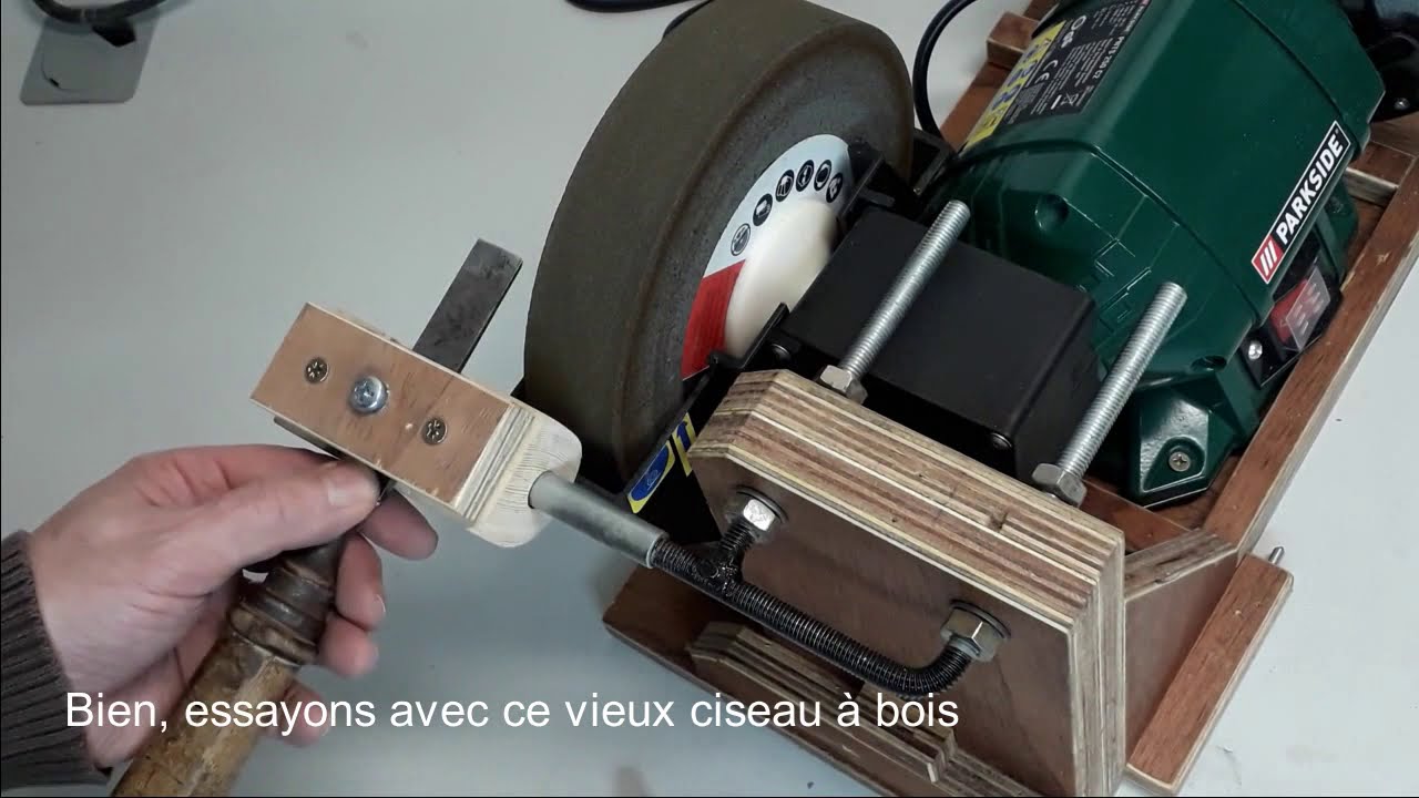 Transformer son touret à meuler Parkside en Tormek, beaucoup en rêvent...